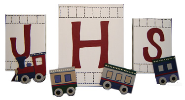 Train Trio Canvas Series