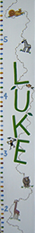 Safari Growth Chart ... click for more images and ordering information
