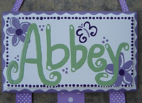 Wide Flower Butterfly Purple Green Abbey...click to enlarge